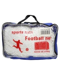 Net for soccer goals, 5.5mx2.5m x6mm, white color