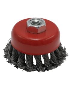 Metal brush for fresibel, 75 mm, with thick threads