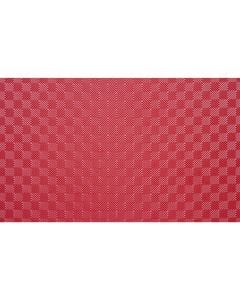 Rubber mat for aerobics and fitness, Amila, Diamond, 2.5 cm, red and black