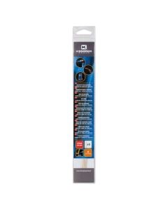 Baker-Silver electrode for gas welding, Kemper, 40% Silver, 30% Baker, 28% Zinc, d1.5 mm, 6 pieces