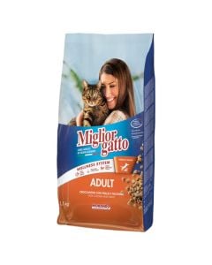 Cat food, Miglior Gatto, 1.5kg, with chicken and turkey