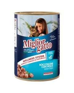 Cat food, Miglior Gatto, 405gr, with fish