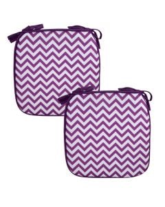 Outdoor cushion 1+1, Size: 38x38x1.8 cm, Color: Purple, Material: 100% Polyester