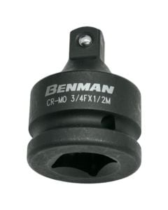 Impact Adaptor Black 3/4'' (F) X 1/2'' (M) Benman