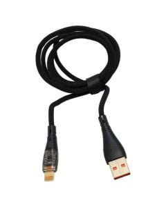 Charging cable, Auris, CB52, USB-Lightning, 45 W, 100 cm, black