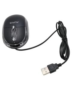 Wired mouse, Auris, ARS-MS02, black