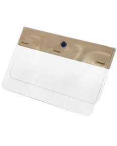 Plastic spatula for decorative paint, Nespoli, wooden handle