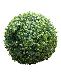 Decorative ball with artificial leaves, Giardino Verde, D25 cm, 230 g, 198 leaves