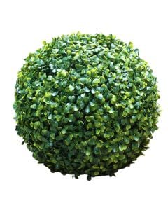 Decorative ball with artificial leaves, Giardino Verde, D30 cm, 410 g, 334 leaves