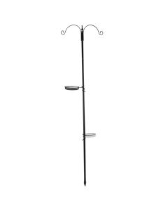Bird holder and feeder, ProGarden, metal, H189x50cm