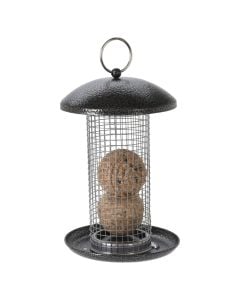 Bird feeder tube with hook, ProGarden, 13x13xH20cm, metal mesh