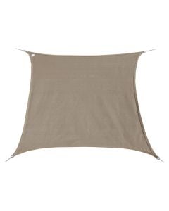 Shade sail, Ambiance, 3.6x3.6x3.6 m, 160 g/m², polyester, grey