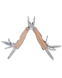 Multifunctional tool (tweezers), steel, 10cm, 13 functions