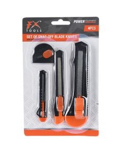 Set of 4 storage knives, FX Tools, metal