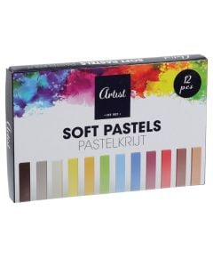Pastel set, Artist, 14.5 x 10 x 1 cm, 12pc