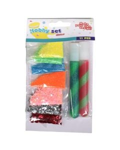 Glitter, 6x2 gr, mix color