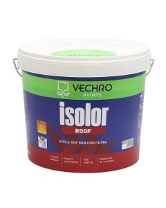 Terrace insulation, Vechro, Isolor Roof, 9L, white, 9-15 m²/Lt, dilution 5-10% water, 2-3 hours drying