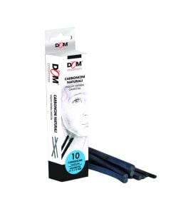 Pencil for painting, Dom, 12cm, Ø3-8mm, 10pc, black color