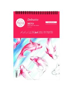 Drawing notebook, Musa, A4+, 70 pages, 21x30cm, 120g