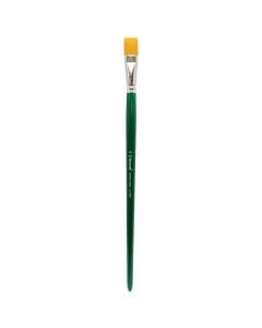 Painting brush, Dom, n.16, with synthetic fiber, flat tip