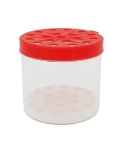 Holder for brushes, Dom, 8x8 cm, transparent