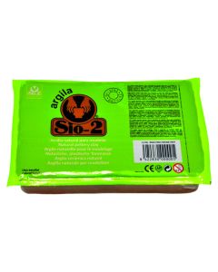 Clay ready for sculptures, Sio-2, 1.5 kg, red