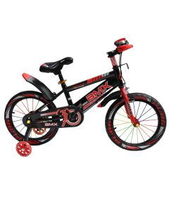 Children's bicycle, BMX, 16", black with red color