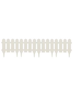 Plastic garden fence, H28x150cm, beige color