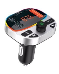 Mp3 with bluetooth for car, PZX, T8S, 12V, 25 W, phone call, music, radio, 2 USB and Type-C inputs