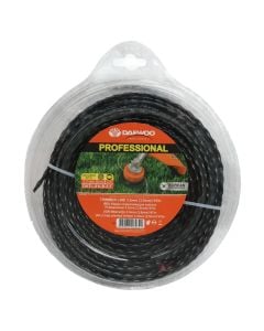 Grass trimmer line, Daewoo, 3.3mm x 47m, spiral, black
