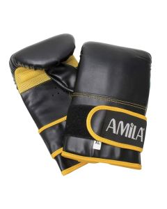 Boxing gloves, Amila, size L, color yellow with black