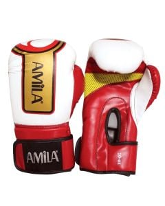 Boxing gloves, Amila, 14 OZ, red and white color
