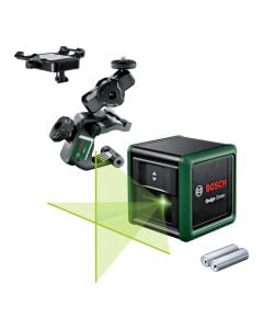 Laser level, Bosch, 12m, ± 0.6 mm/m, 2 AAA batteries