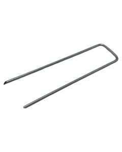 U-shaped fixing for nets, 130x30mm, galvanized steel material
