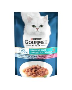 Cat food, Gourmet, Perle, 85 g, with fish