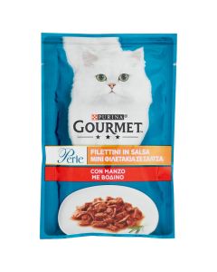 Cat food, Gourmet, Perle, 85 g, beef