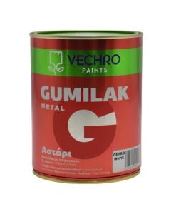 Primer for metal, Vechro Gumilak, 750ml, white, 14-18 m²/lt, 1-2 hours of drying