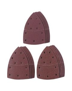 Triangular sandpaper, Einhell, P60, P120, P180, 15 pieces