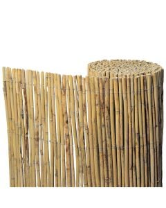 Decorative bamboo fence, Giardino Verde, 150 x 500 cm, Ø 3 mm, natural color