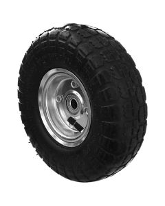 Rubber wheel for warehouse trolley, 4.10/3.50-4