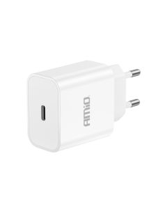 Fast Charger, Amio, AM-03891, 20W, Type C