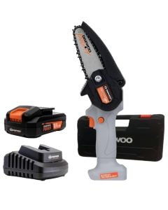 Battery pruning saw set, Daewoo, DALMCH18-1, blade 10cm, cutting 80mm (battery and charger included)