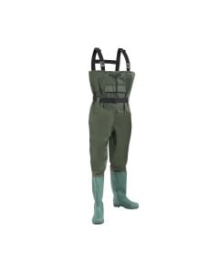 Fishing boots, PVC, size 42, green color