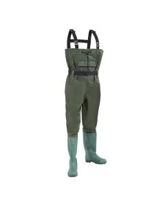 Fishing boots, PVC, size 44, green color