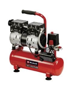 Silent air compressor, Einhell, TE-AC 110/6 Silent Plus, 6 L, 79 - 40 l/min, 57 dB, 8 Bar