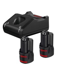 Charger and 2 battery set, Bosch, GBA 12V 3.0AH + GAL 12V-40, 12V, 3.0Ah