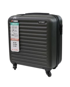 Travel suitcase, ProWorld, ABS, 16", W22 x D41 x H47 cm, gray color