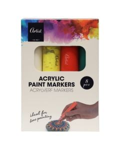 Acrylic paint set, Artist, 8 pieces