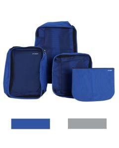 Travel accessory set, ProWorld, polyester, 4 pieces, mixed color