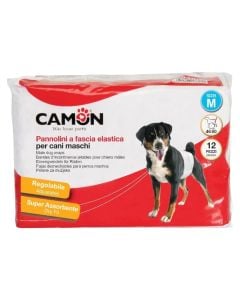 Pampers for dogs, Camon, size M, Ø 46/60 cm, 12 pieces